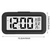 Mini Digital Alarm Clock Temperature Date Battery-powered Children's Creative 12/24h Mute Bedside Electronic Lcd Clock Gift