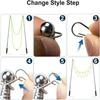3 Style Bubble Rope Stainless Steel Giant Bubble Maker Wand Telescopic Design Bubble Party Favors Outdoor Activity For Children