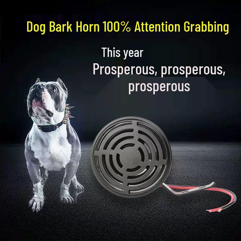 Universal 12V-80V Dog Barking Car & Motorcycle Horn for Electric Scooters