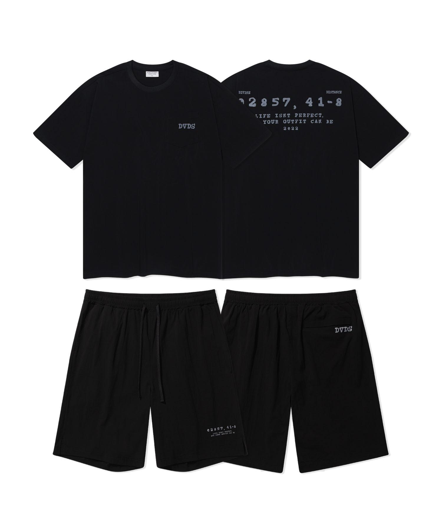Divine Distance Active Woven Spandex Setup [Black] L