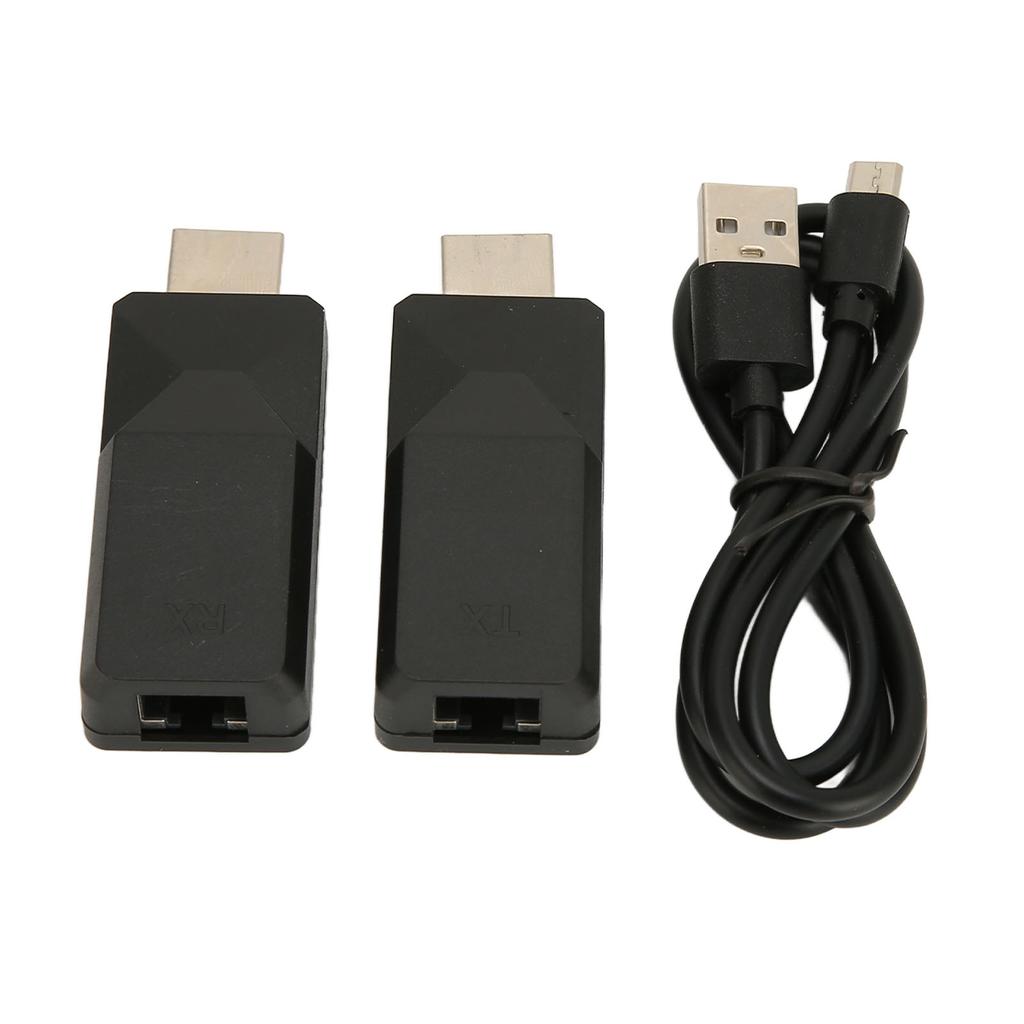 HD Multimedia Interface to RJ45 Cable Extender 196.9ft Range HD Network Transmission RJ45 Extender