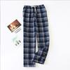 Japanese Style New Spring and Autumn Cotton Double Crepe Couple Pants Large Size Men and Cotton Summer Pants