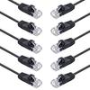 10Gtek LAN Cable, CAT6 Ethernet Cable, Unshielded (UTP), Pack of 10, CAT6 Compliant, with RJ45 Connectors, 7m Network Cable