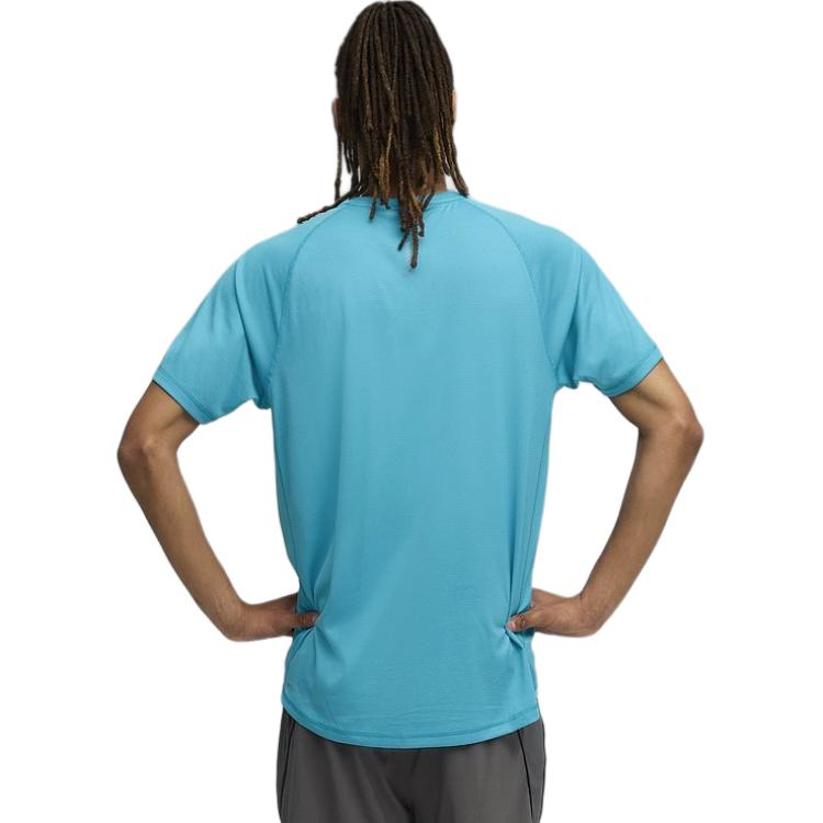 Puma Camiseta Masculina de Manga Curta com Gola Redonda Run Velocity Drycell Secagem Rápida 527238-18