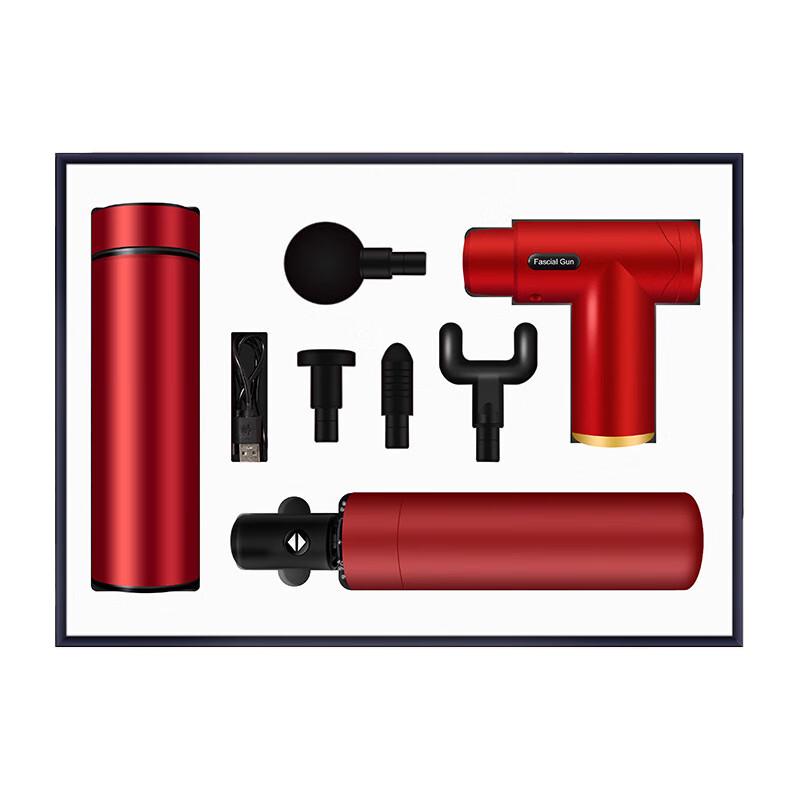 Smart Temperature Control Cup, Automatic Umbrella & Massage Gun Gift Set