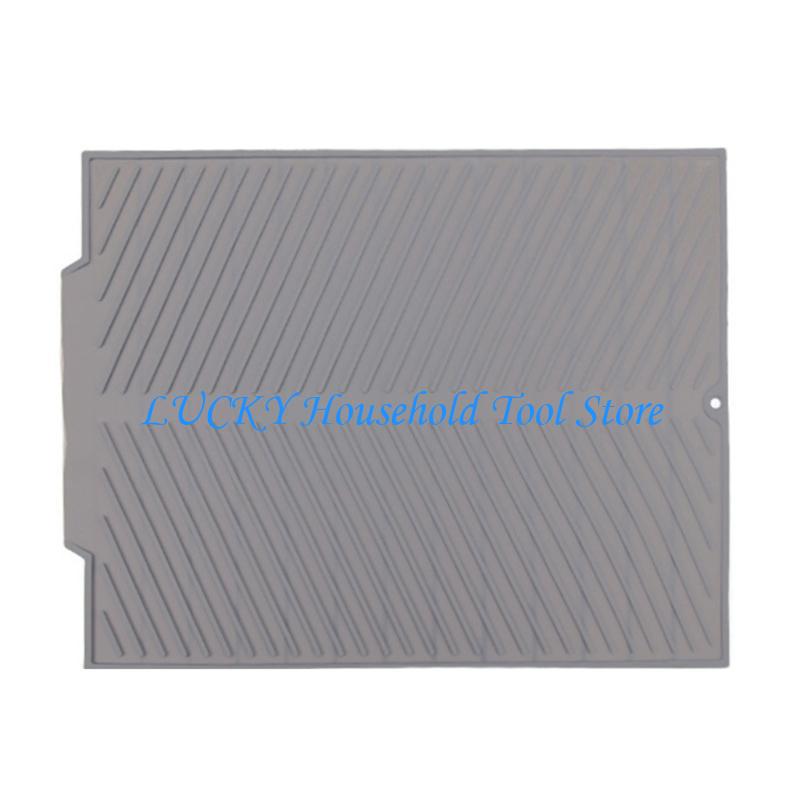 J0MC Heat Resistant Silicone Sink Mat for Draining Fruits and Vegetables Drying Pad