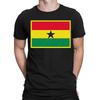 Ghana Supporters Country Flag Day World Cup Football Mens Womens 100% Cotton T-shirt Mens Tees Tops #GVE6