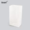 White Kraft Paper Square Bottom Bread Packaging Bags