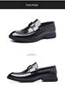 Men's Black British Style Cowhide Leather Dress Shoes - Youth Soft Sole Casual/Formal Wear