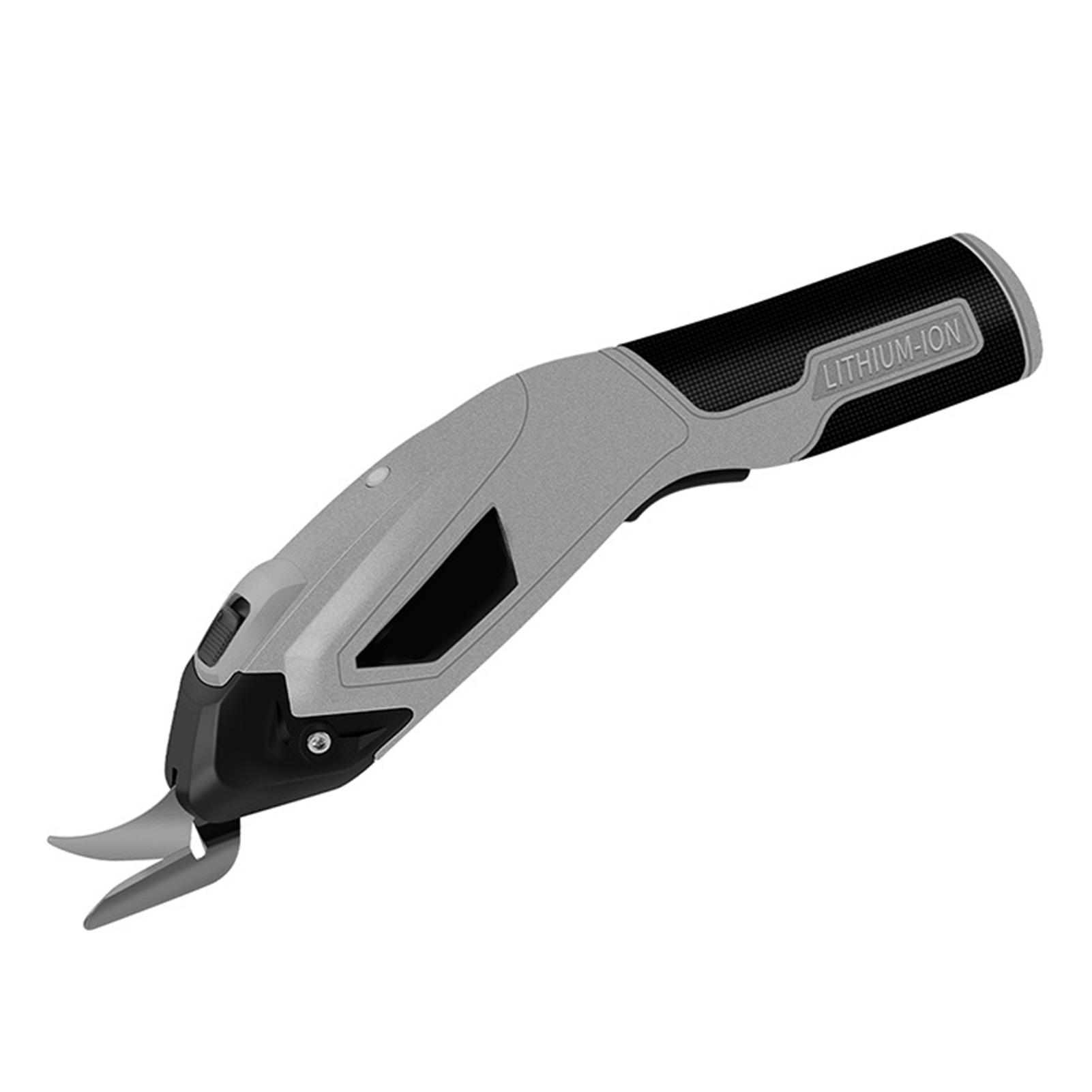 

Multi-function Electric Cordless Scissors Hand-held Fabric Cutting Machine Carpet Shear Portable USB Rechargeable Electric серый