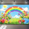 1Pcs Rainbow And Sun Pattern Decoration Background Backdrop Decorations For Photo Studio Photo Booth Party