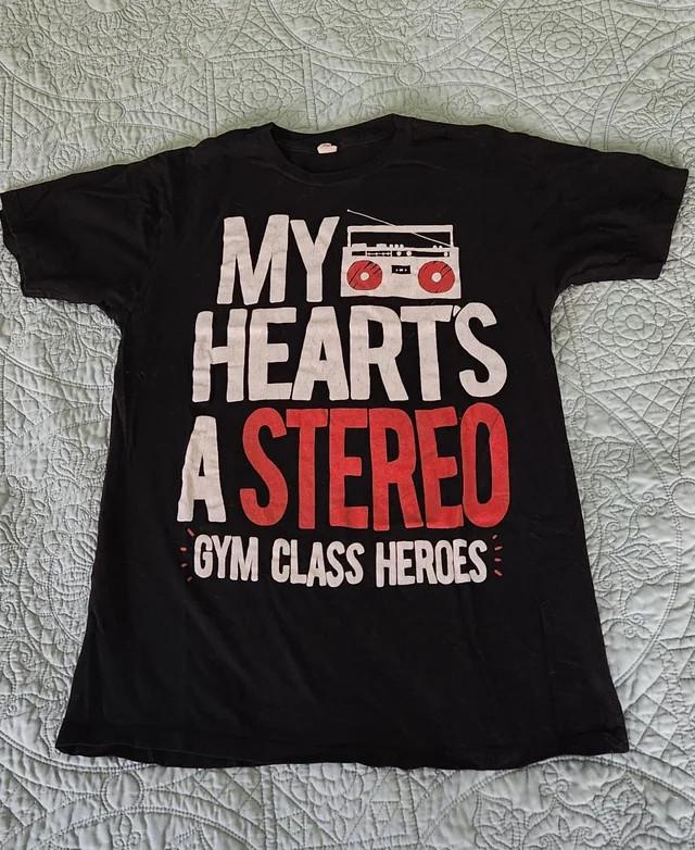 

Gym Class Heroes My Hearts A Stereo T Shirt All Size S-5XL Gift For Fan AM798 Unisex T-Shirt XXXL