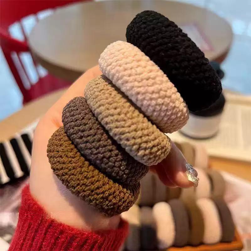 Thickened Elastic Hair Tie for Adults – Durable, Seamless Ponytail Holder