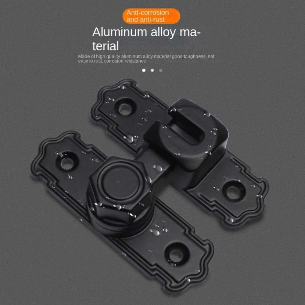 90 180 Degree Sliding Door Catch Safety Door Bolts Kids Safety Lock Door Buckle  Locking Hardware