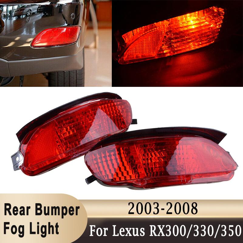 Für Lexus RX300 RX330 RX350 2003-2008 Rückleuchteneinheit Hecknebellampen-Reflektor Links Rechts Stoßfänger Hinten Tagfahrlicht Blinker