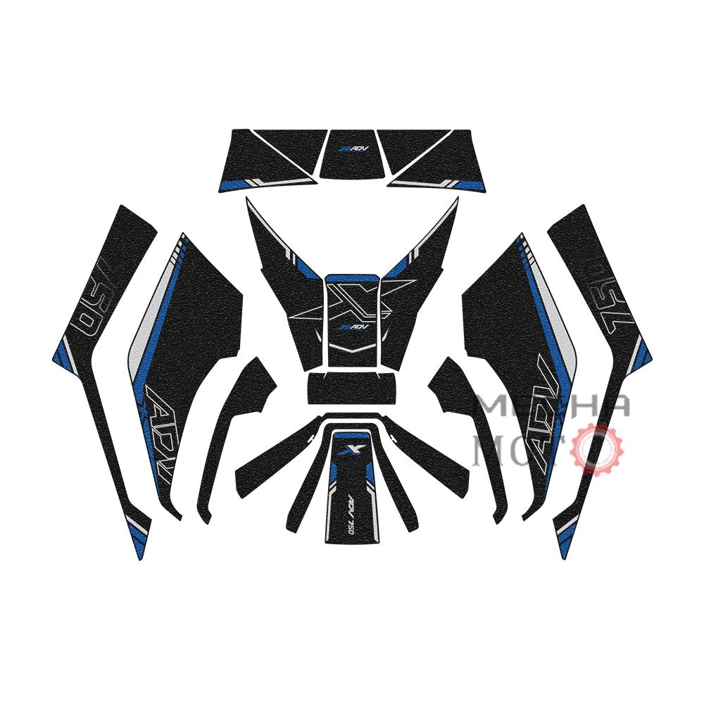 X ADV 750 2023 Accessories Full Graphic Kit for XADV 750 X-ADV 750 2021 2022 2024 Anti-slip Thickened Armor Patch Sticker
