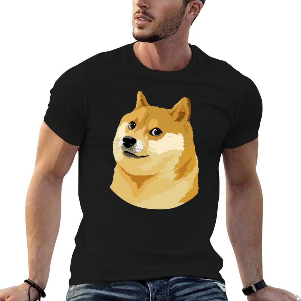 Just doge - DogeCoin T-Shirt Casual Streetwear Short Sleeve Tee