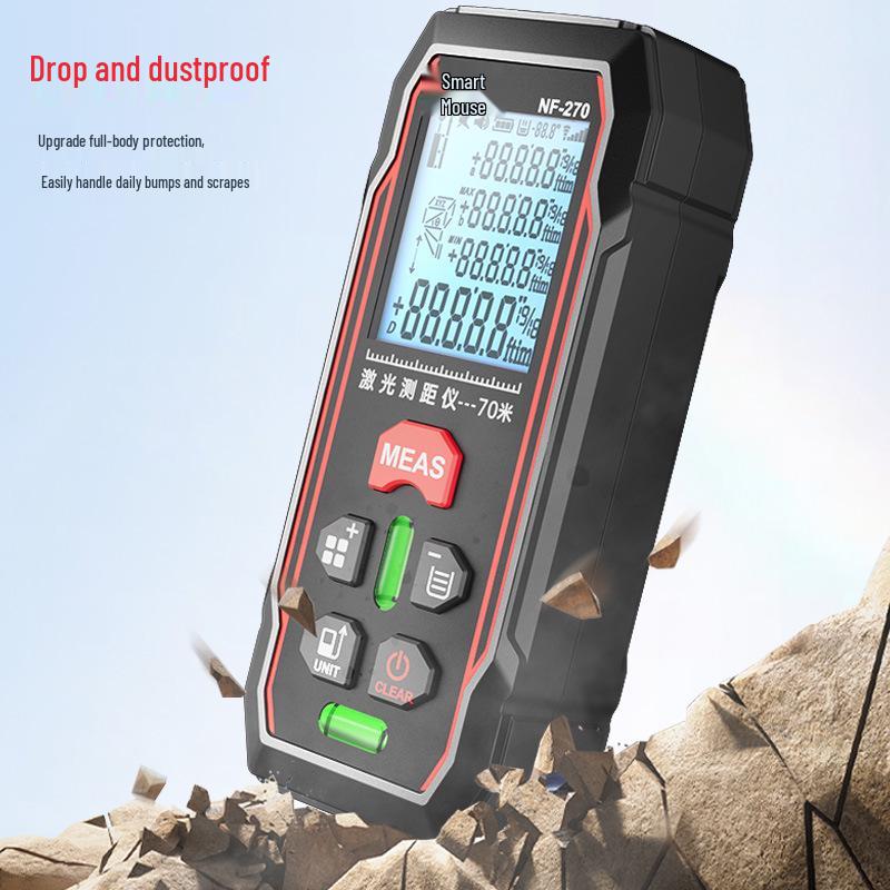 Smart Mouse NF-270 Handheld Red Light Laser Rangefinder Measuring Tool