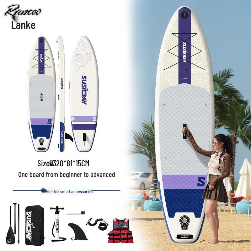 Lanko Inflatable Paddle Board - Universal PVC SUP for Surfing & Paddling