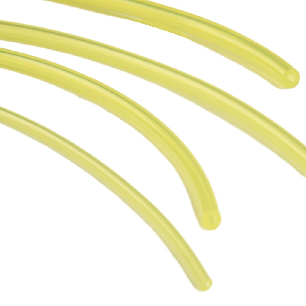 4 Größen Universal Benzin Kraftstoffleitung Schlauch für Kettensäge Fadentrimmer Gebläse Kunststoff Gelb Kraftstoffleitung 1M