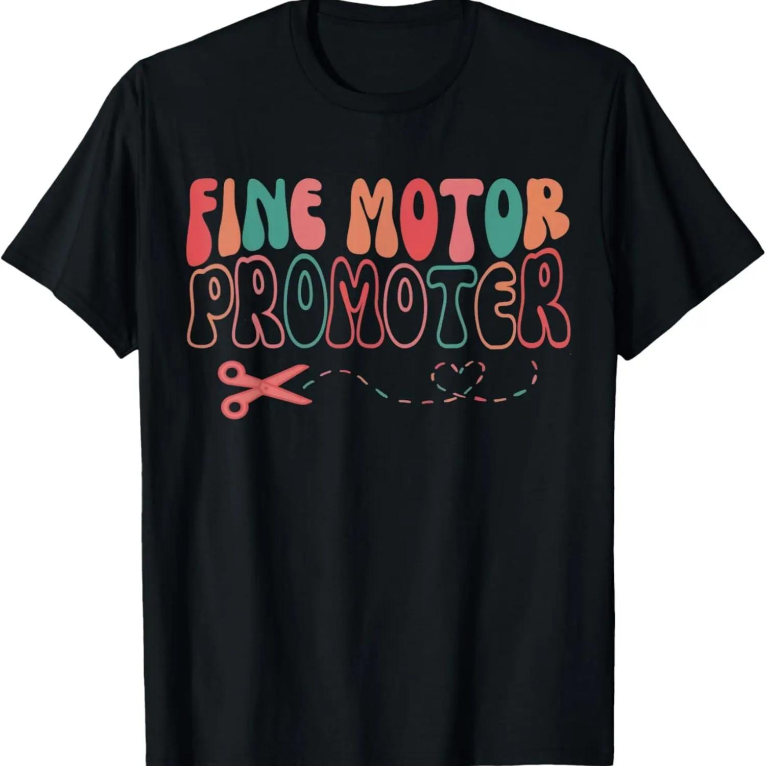 

Groovy Fine Motor Promoter Occupational Therapy OT Therapist T-Shirt XXXXXL чёрный