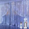 LED Curtain String Lights USB 5V Remote Control Fairy Lights Festoon Lamp 8 Modes Christmas Decoration For Home Wedding Lighting