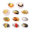 Artificial Grilled Oysters Model Realistic Fake Seafood Model Grilled Scallops Model for Kitchen Display, Decorations