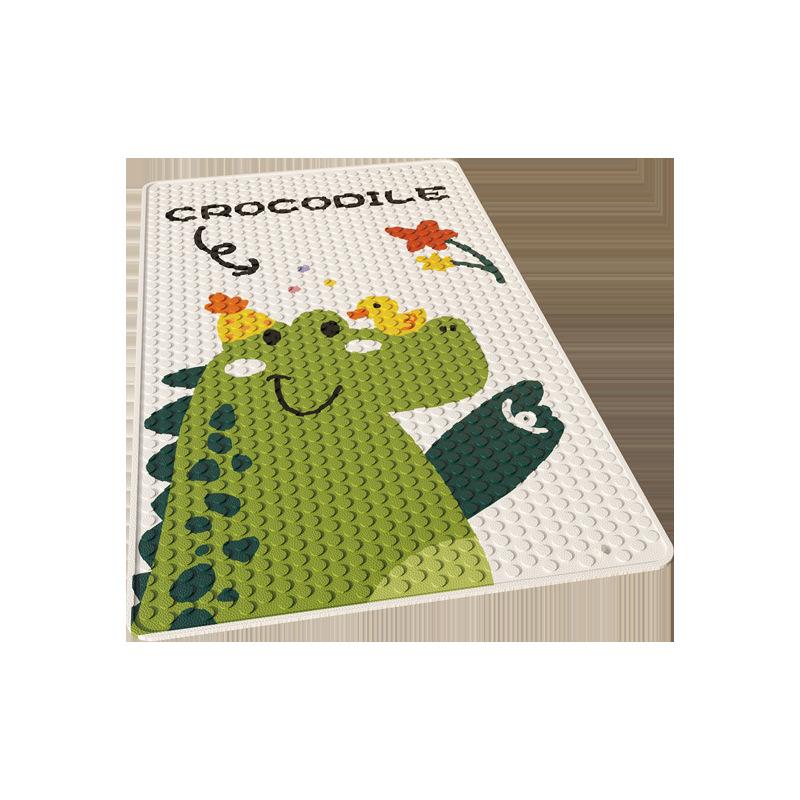 Bathroom Non-Slip Mat Toilet Shower Foot Mat Toilet Children Elderly Bathing Waterproof Drop-Proof Pvc Suction Cup Floor Mat