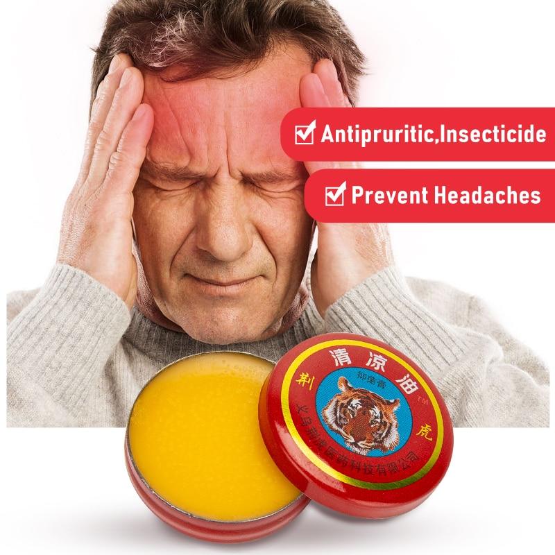 Mini Herbal Oil Ointment for Insect Protection and Headache Relief