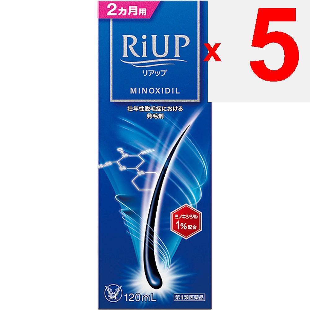 Taisho RiUP 120ml General use Efficacy: Hair growth, hair thickening, and prevention of hair loss progression in androgenetic alopecia.