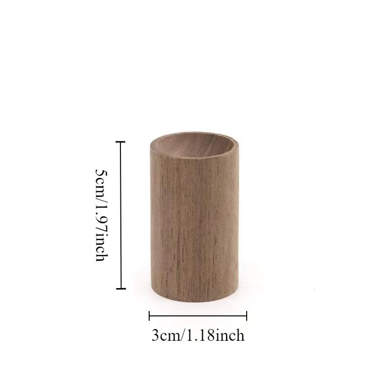1 Stück Expandierter duftender Holzzylinder Innen Desktop Lose Duft Buche/ Walnuss/ Bubinga Aromatherapie verbreitendes Holz