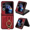 For ZTE Nubia Flip2 5G A404ZT Case Wristband Kickstand Leather+PC+TPU Phone Cover with Bottle Opener