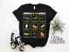 Animals Of The World Funny Rare Memes Zoo Keeper Zookeeper Study Zoology Lover Gift Costume T-Shirt, Kids Youth, Safari, Birthday Present,