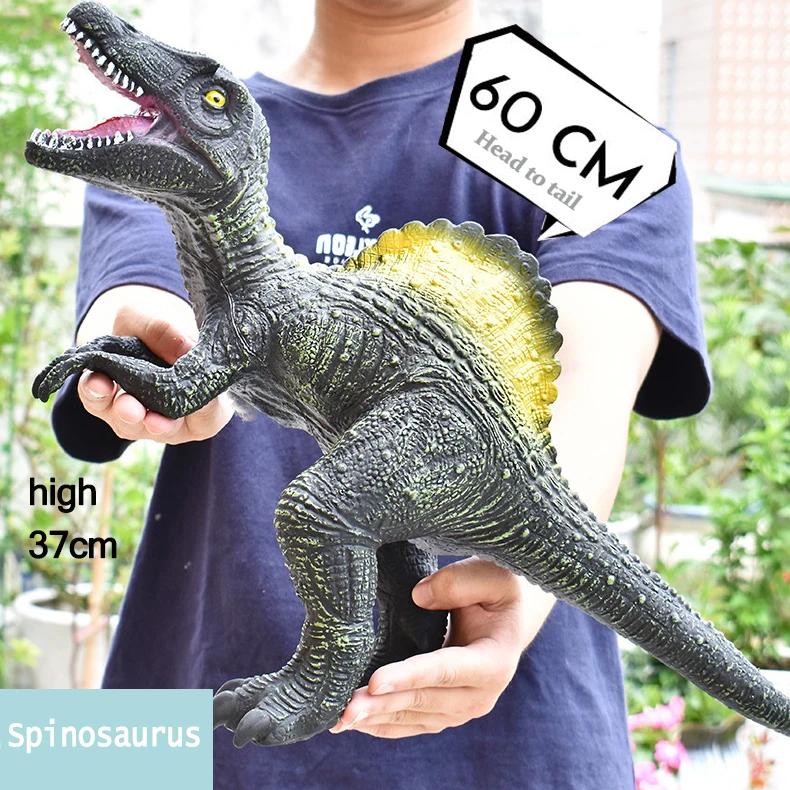 Jurass Large Dinosaur Model Toy T Rex Worlds Soft Puppets Velociraptor Jurass Park Shark Dinosaur Toys for Kids
