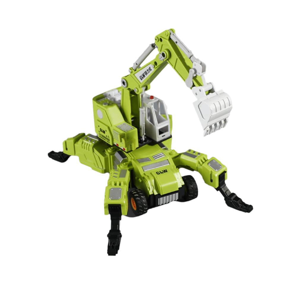 Zinc Zinc Alloy Material Transformable Engineering Vehicle Toys  Children Toy Gifts