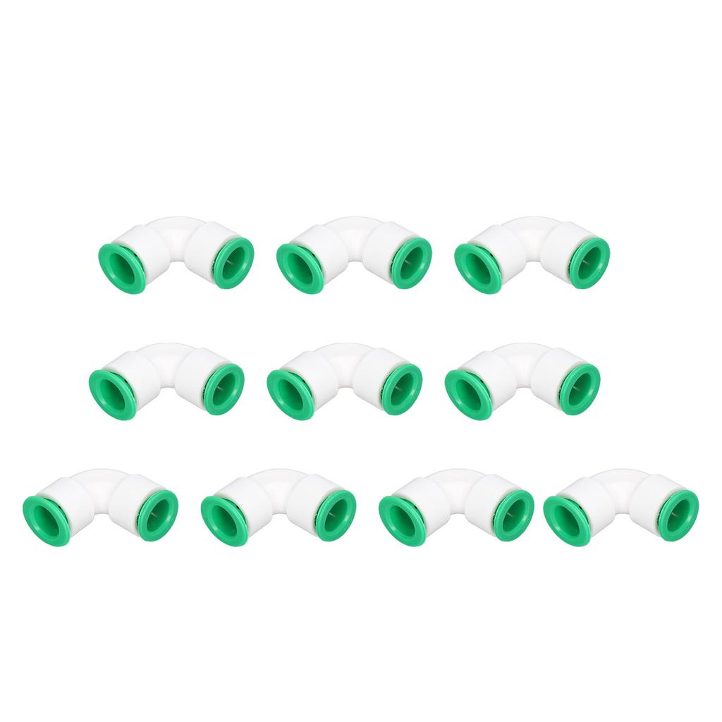 10 Stück Winkelverbinder PPR Schlauchrohrverschraubung Schnellsteckverbindung Set Kit für Pool 20mm 0.79in
