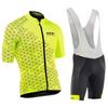 Men's  Cycling Suit Short Sleeve Suit Cycling Suit Summer Breathable Mountain Bike Suit