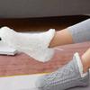 Men Women Soft Fleece Socks Thicken Winter Warm Solid Color Boot Socks Unisex Elastic Non Slip Indoor Floor Socks Slipper