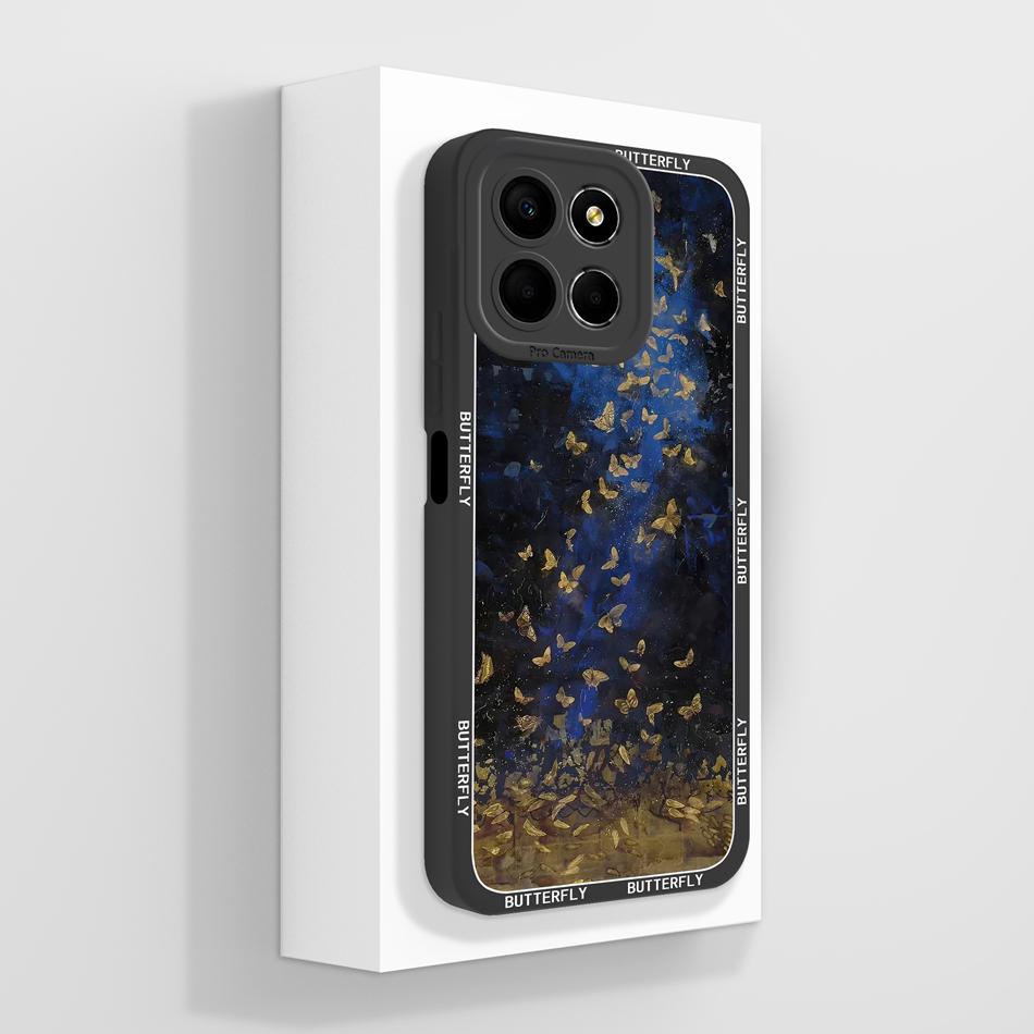 For Honor X8 X8B X8A Case Creative Paiting Cover For HonorX8B Honor X 8 5G Funda Soft Liquid Silicone Anti Drop Phone Back Cover