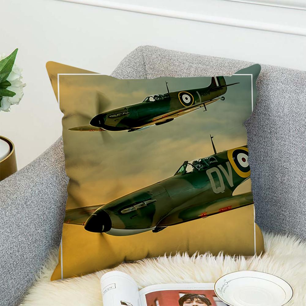 Russia Modern Fighter Jets Pillow Case For Car Sofa Decorative Home Double-sided Print Plush Square Throw Pillow Cushion Cover