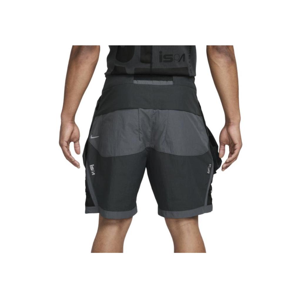 Nike ISPA Casual Brand Logo Comfortable Fashion Sports Shorts Unisex Shorts Coal-Black Dark-Gray Black FV4896-060