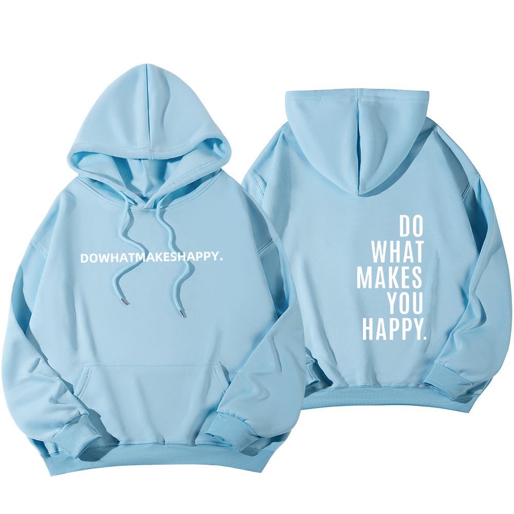 2025 Trendy Women's Loose Fit Hooded Jacket with Letter Print