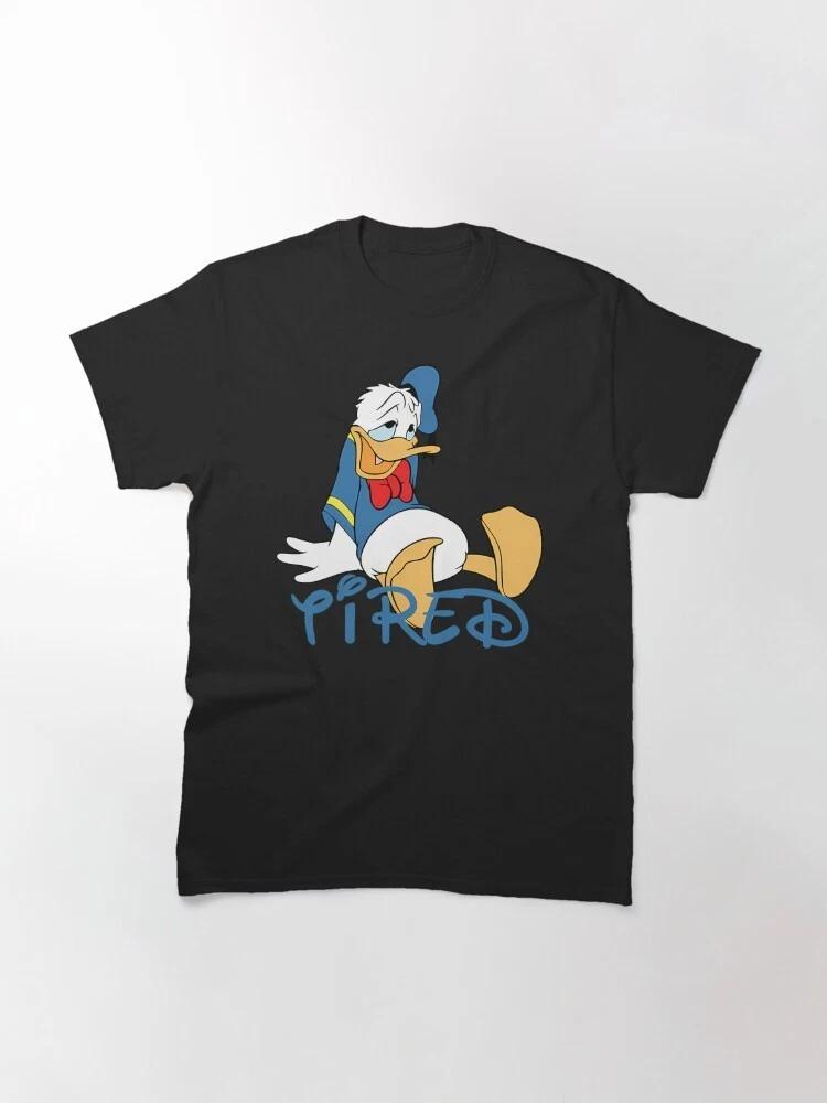 Donald Duck Tired Unisex T Shirt Gift For Friends S