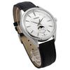 Casio 50 Meter wasserdicht Quarz Lederarmband für Herren und Damen weißes Zifferblatt MTP-M100L-7AV