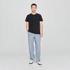 Lee T-Shirts Men's Black Crew Neck Thin Straight Fit LMT009822K9900FK11000