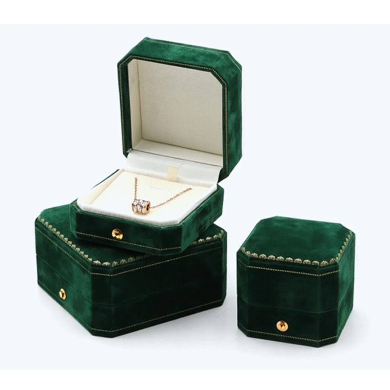 Velvets Accessory Organizer for Necklace Bracelet Ring Brooch Stylish Jewelry Storage Box Soft Lining Accessories Holder