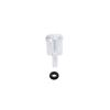 Compact Plastic Airlock Low-profile 2-piece Style Fermentation Simple Design Easy Cleaning For Wine Beer Fermented Foods