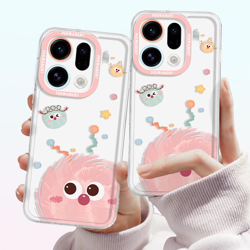 Cartoon Soft Silicone Phone Case for OPPO Find X9/X9 Pro