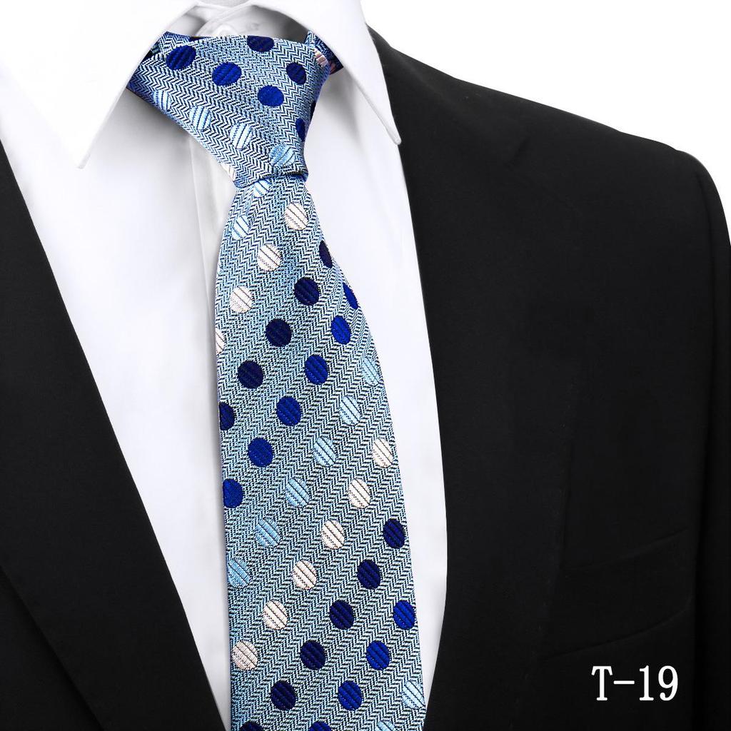 Handmade Paisley Stripe Jacquard Polyester Tie, 7.5cm