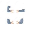 Action Figure Multicolor Arm Accessories MOC Building Blocks DIY Military Soldier Multifunctional Arm Parts Bricks Toys For Kids